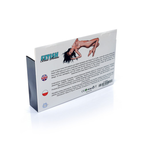 Наручники Fetish B - Series Series Furry Cuffs Black