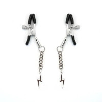 Зажимы для сосков Liebe Seele Lightning Nipple Clamps Silver