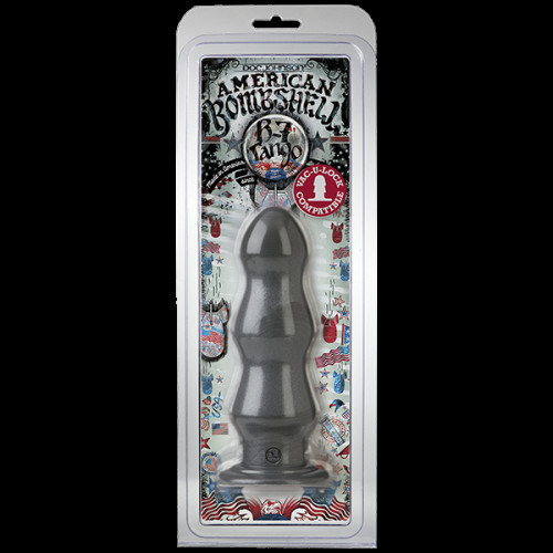 Анальна втулка для фістингу Doc Johnson American Bombshell - B-7 Tango - Gun Metal, діаметр 5,6см