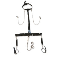 Бондажный набор с металлическим анальным крюком Art of Sex Bridget Bondage set with anal hook № 4