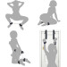 БДСМ-набор LOCKINK YEAHWOW Door Swing & Leg Spreader Bondage set