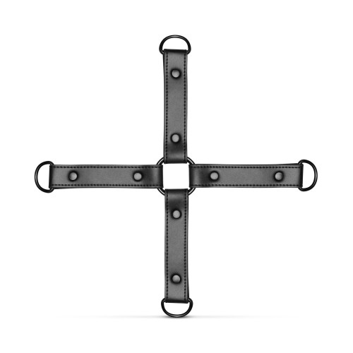 Крестовина с наручниками и поножами Bedroom Fantasies: Hogtie with Hand and Ankle Cuffs