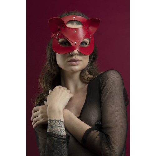 Маска кошки Feral Feelings Catwoman Mask Красная