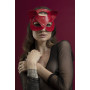 Маска кошки Feral Feelings Catwoman Mask Красная