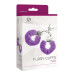 Наручники S Pleasures Furry Cuffs Purple с пушистой отделкой, 2 ключа в комплекте