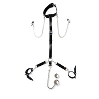 Бондажний набір з металевим анальним гаком Art of Sex Beatrice Bondage set with anal hook № 4 Бондажний набір з металевим анальним гаком Art of Sex Beatrice Bondage set with anal hook № 4