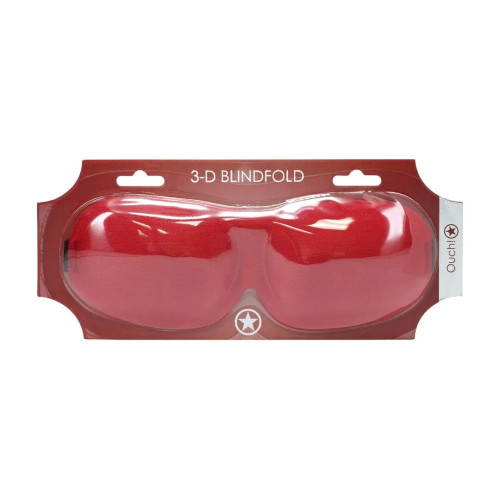 Маска на очі Ouch! 3D Blindfold Red