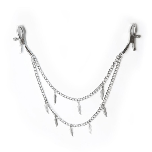 Зажимы с двойной цепочкой для сосков Art of Sex – Dream Catcher