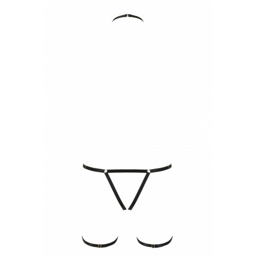 Портупея-стрепы на все тело Passion Exclusive BRENDA black S/M