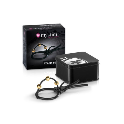 Утяжка для пеніса Mystim Pearly Pete з трьома кульками