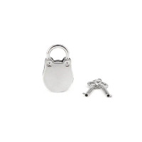 Замочек Liebe Seele Frog Shape Padlock Silver (2 шт)
