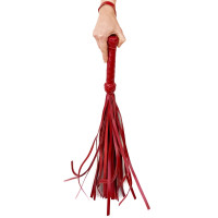 Флогер маленький / мартинет Art of Sex 30 хвостів по 35 см, Червоний Флогер маленький / мартинет Art of Sex 30 хвостів по 35 см, Червоний