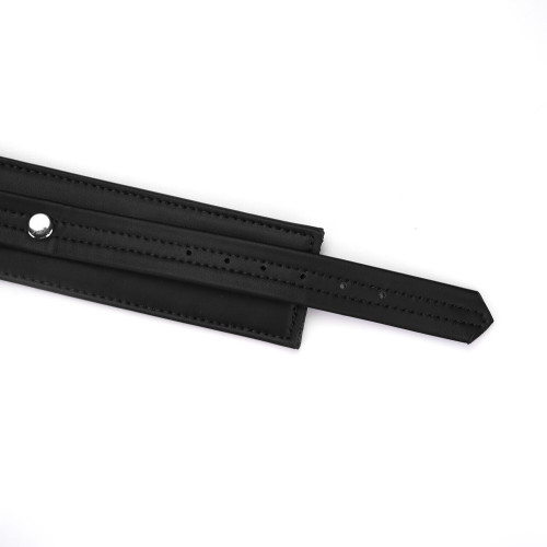 Поножи Liebe Seele Black Organosilicon Anklecuffs, экокожа