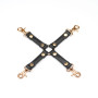 Хрестовина Liebe Seele Black Organosilicon Hogtie, екошкіра