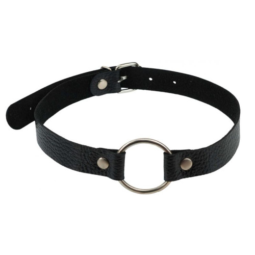 Кляп sLash Leather O-Ring Gag, Black