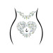 Стразы-украшения для тела Leg Avenue Novalie body jewels sticker, наклейки