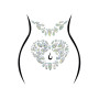 Стрази-прикраси для тіла Leg Avenue Novalie body jewels sticker, наліпки