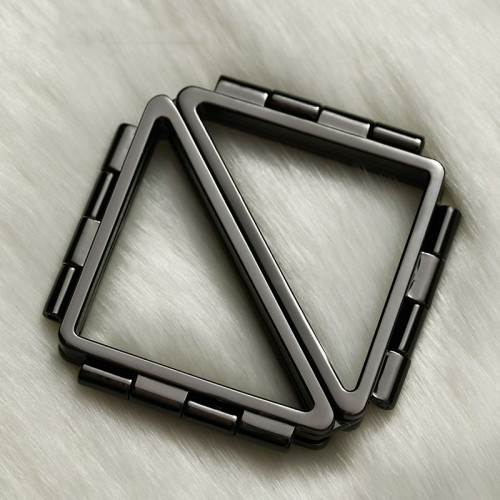 Набор для БДСМ Lockink, натуральная кожа и металл, черный, 7 предметов