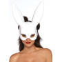 Маска кролика Leg Avenue Masquerade Rabbit Mask White, довгі вушка, на резинці