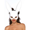 Маска кролика Leg Avenue Masquerade Rabbit Mask White, длинные ушки, на резинке