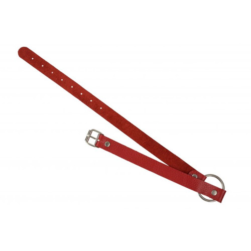 Кляп sLash Leather O-Ring Gag, Red