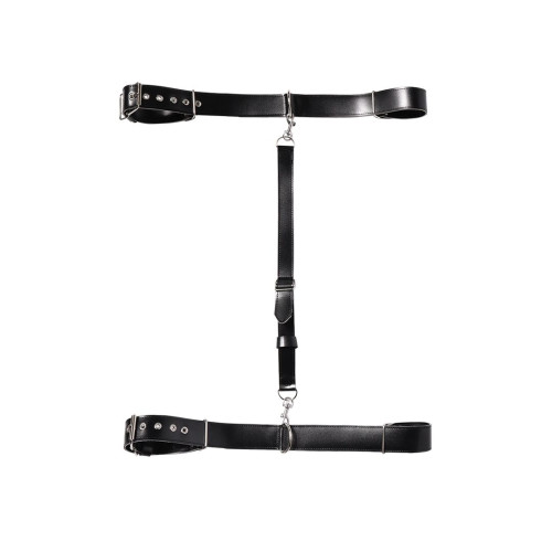 Бондажний набір Art of Sex - Michelle чорний, екошкіра