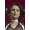 Чокер з кільцем Feral Feelings Choker Білий