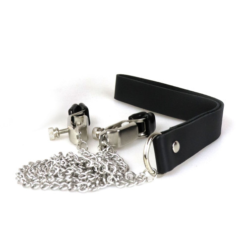 Зажимы для сосков с поводком на металлической цепочке Art of Sex – Kendal