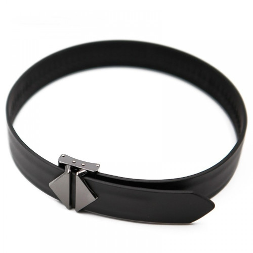 Набор для БДСМ Lockink, натуральная кожа и металл, черный, 7 предметов