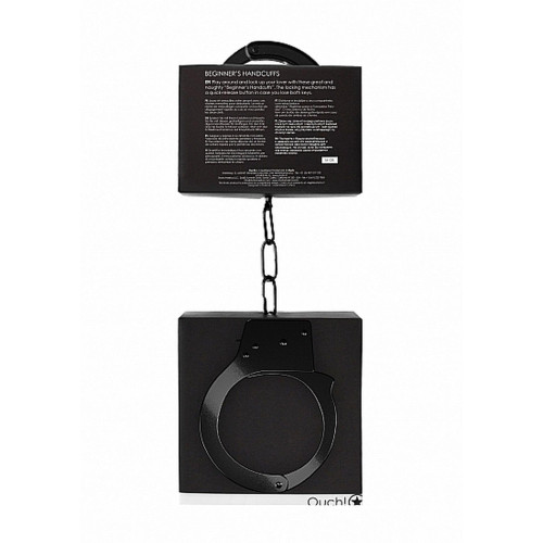 Наручники Ouch! Beginner's Handcuffs Metal Black