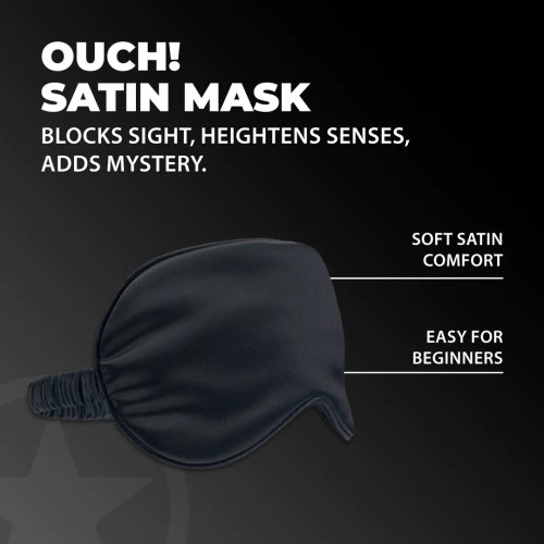 Маска на очі Ouch! Satin Blindfold Black