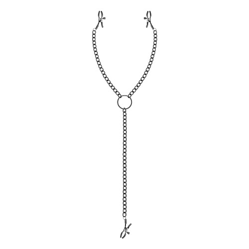 Затискачі для сосків та клітора Bedroom Fantasies: Nipple & Clitoral Clamps, чорні