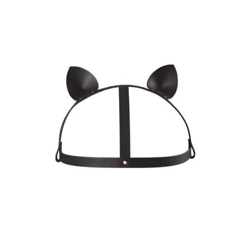 Маска кішечки Bijoux Indiscrets MAZE Cat Ears Headpiece Чорна
