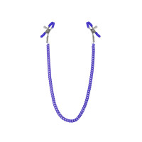 Зажимы для сосков с цепочкой Feral Feelings - Nipple clamps Classic, фиолетовый