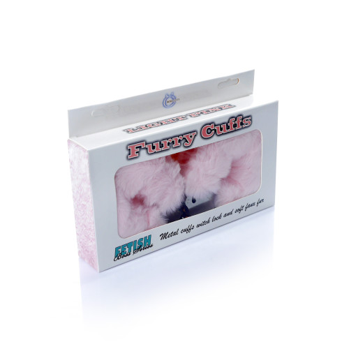 Наручники Fetish B - Series Series Furry Cuffs Light Pink