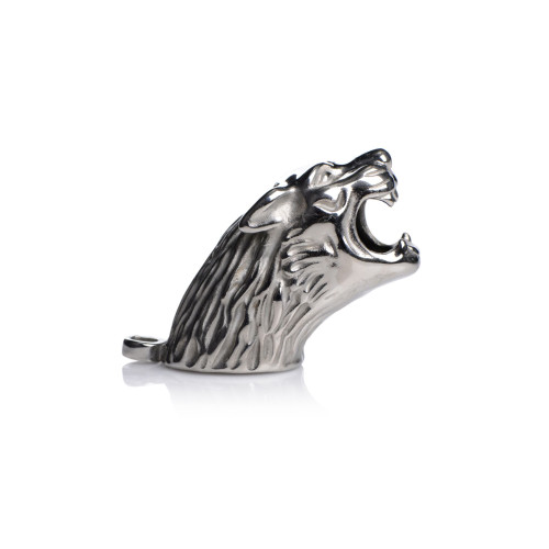 Клетка для пениса Master Series: Tiger King Cock Cage With Lock, три кольца, замок, три ключа