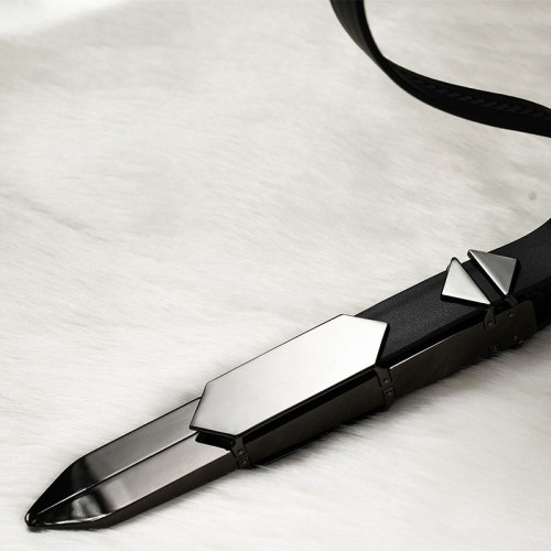 Набор БДСМ девайсов Lockink, натуральная кожа и металл, черный, 5 предметов