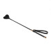 Шлепалка-сердечко Liebe Seele Black Organosilicon Riding Crop, экокожа