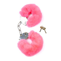 Наручники Fetish B - Series Series Furry Cuffs Pink Наручники Fetish B - Series Series Furry Cuffs Pink