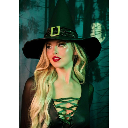 Набор страз-украшений для тела Leg Avenue Ayla face jewel sticker, наклейки, светятся в темноте