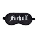 Маска на очі Ouch! Satin Blindfold Fuck Off Black