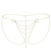 Цепочка трусики Bijoux Indiscrets Magnifique Bikini Chain Золотая