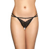 Женские стринги SoftLine G-String 2496 M/L Black