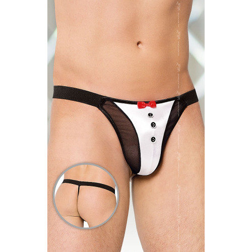 Мужские трусы SoftLine Thong 4433 Белые S/M/L