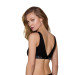 Топ с прозрачной вставкой Passion PS002 TOP M, black