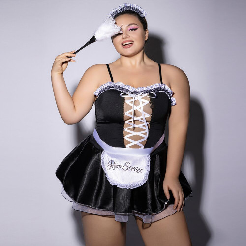 Эротический костюм горничной JSY P61110 Plus Size