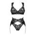 Obsessive Donna Dream 3-pcs set чорний M/L