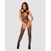 Ажурный бодистокинг с отверстиями Obsessive Bodystocking G327 black S/M/L