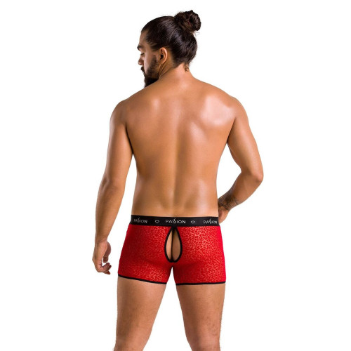 Чоловічі прозорі боксери Passion 046 Short Parker Red S/M