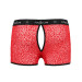 Чоловічі прозорі боксери Passion 046 Short Parker Red S/M